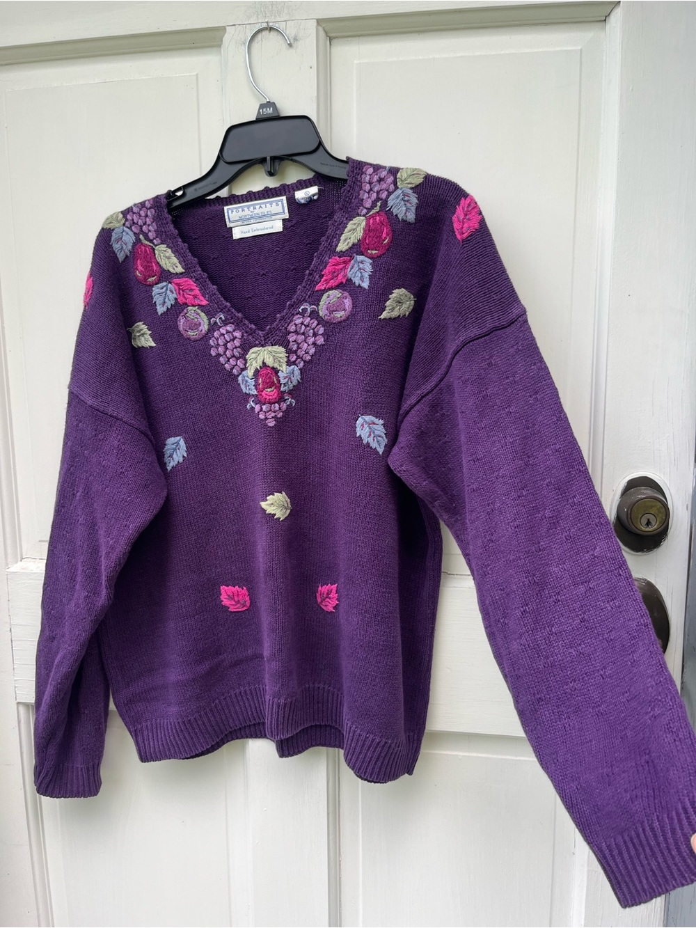 Farmhouse Hand Embroidered Sweater